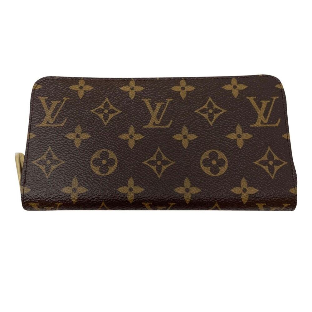 Louis Vuitton Zippy Wallet Monogram/Fuchsia Women Long Wallet